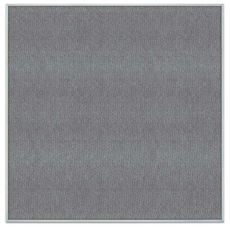 United Visual Products Corkboard, Fabric, Black, 1 Door, 36 x 36" UV302-BLACK-ULTMAR